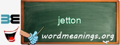 WordMeaning blackboard for jetton